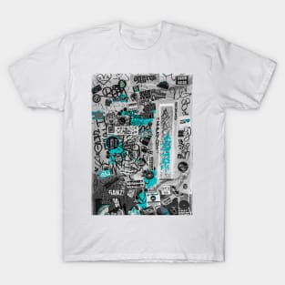 Tag Style Graffiti Sticker NYC T-Shirt